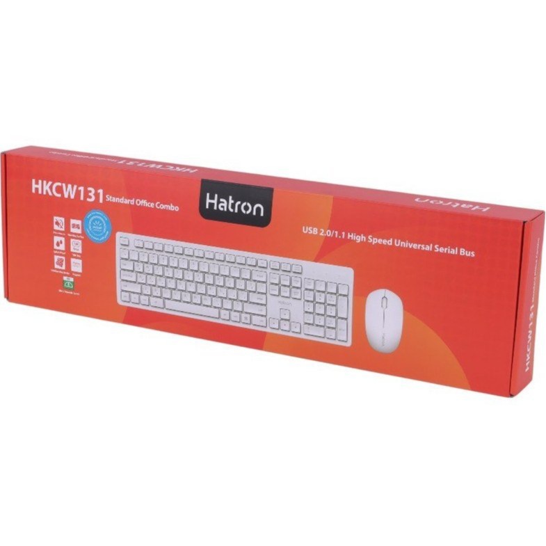 کیبورد و ماوس بی‌سیم هترون مدل HKCW131