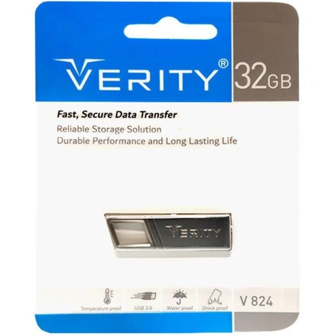 فلش مموری وریتی مدل VERITY V824 ظرفیت 32 گیگابایت USB3.0