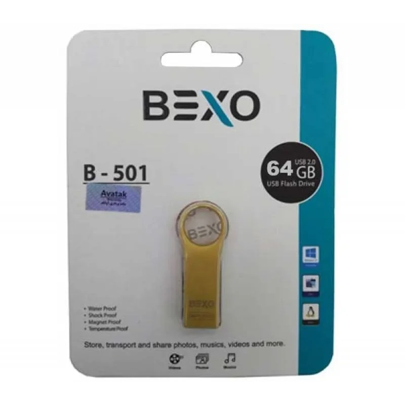 فلش مموری بکسو مدل B-501 ظرفیت 64 گیگابایت