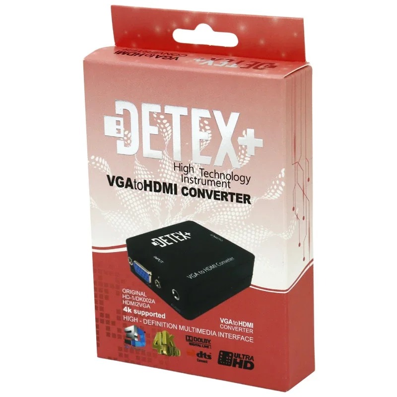 تبدیل HDMI به VGA دیتکس پلاس مدل FULLHD