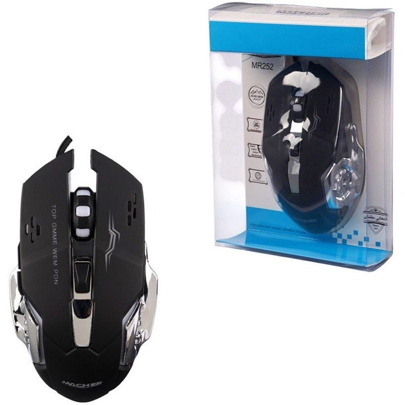 ماوس گیمینگ مچر مدل MR252 با سیم