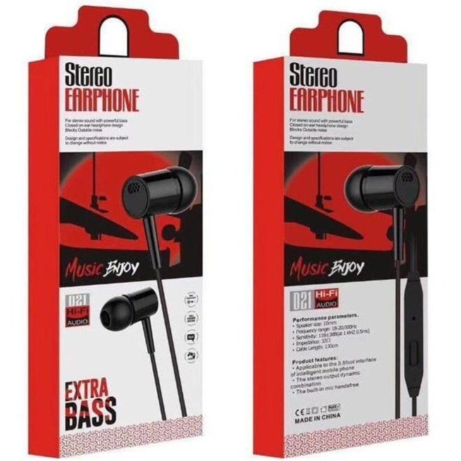 STEREO EARPHONE D21